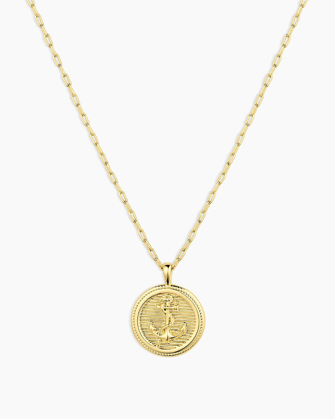 GOR Anchor Coin Necklace