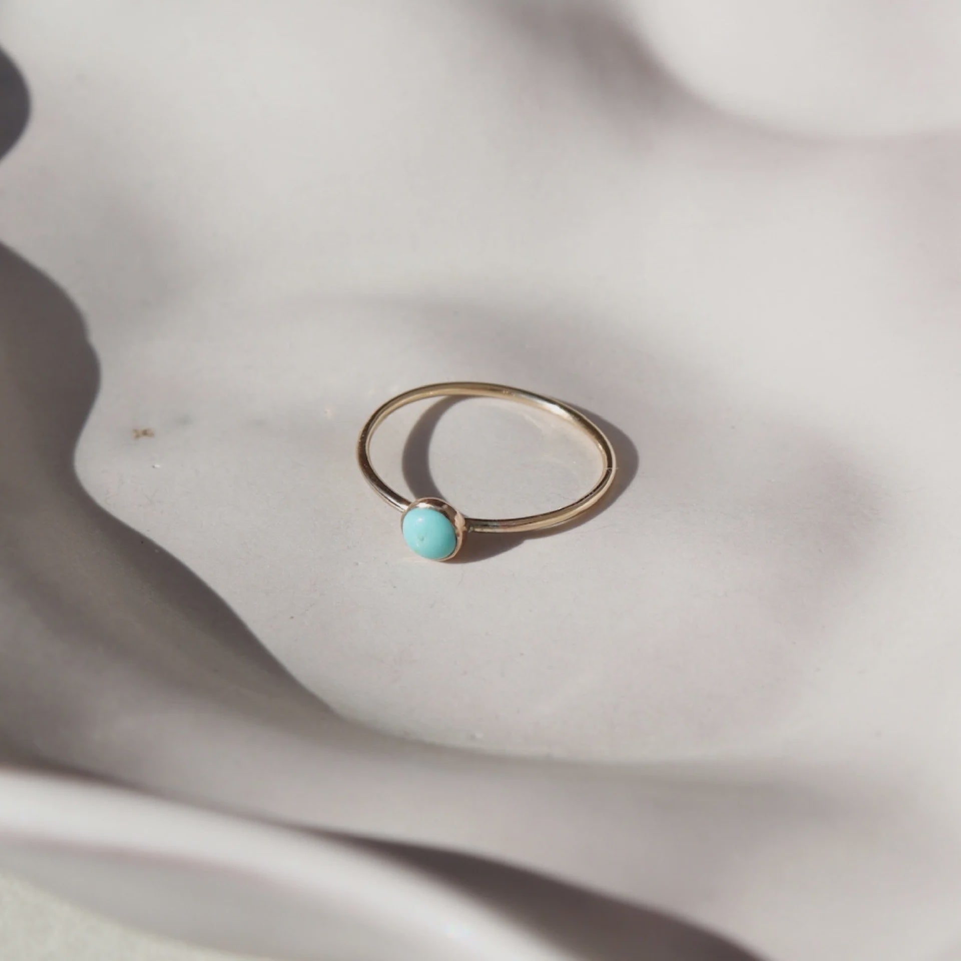 TKN 4mm Turquoise Ring
