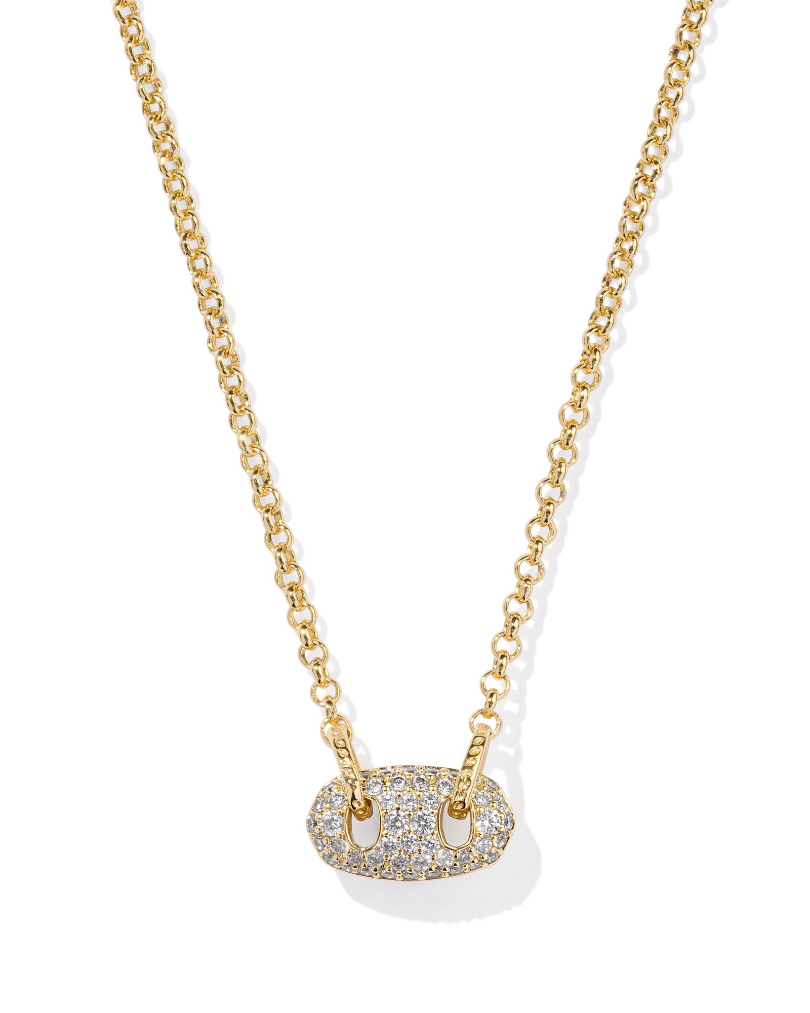 KS Bailey Pave Short Pendant Necklace