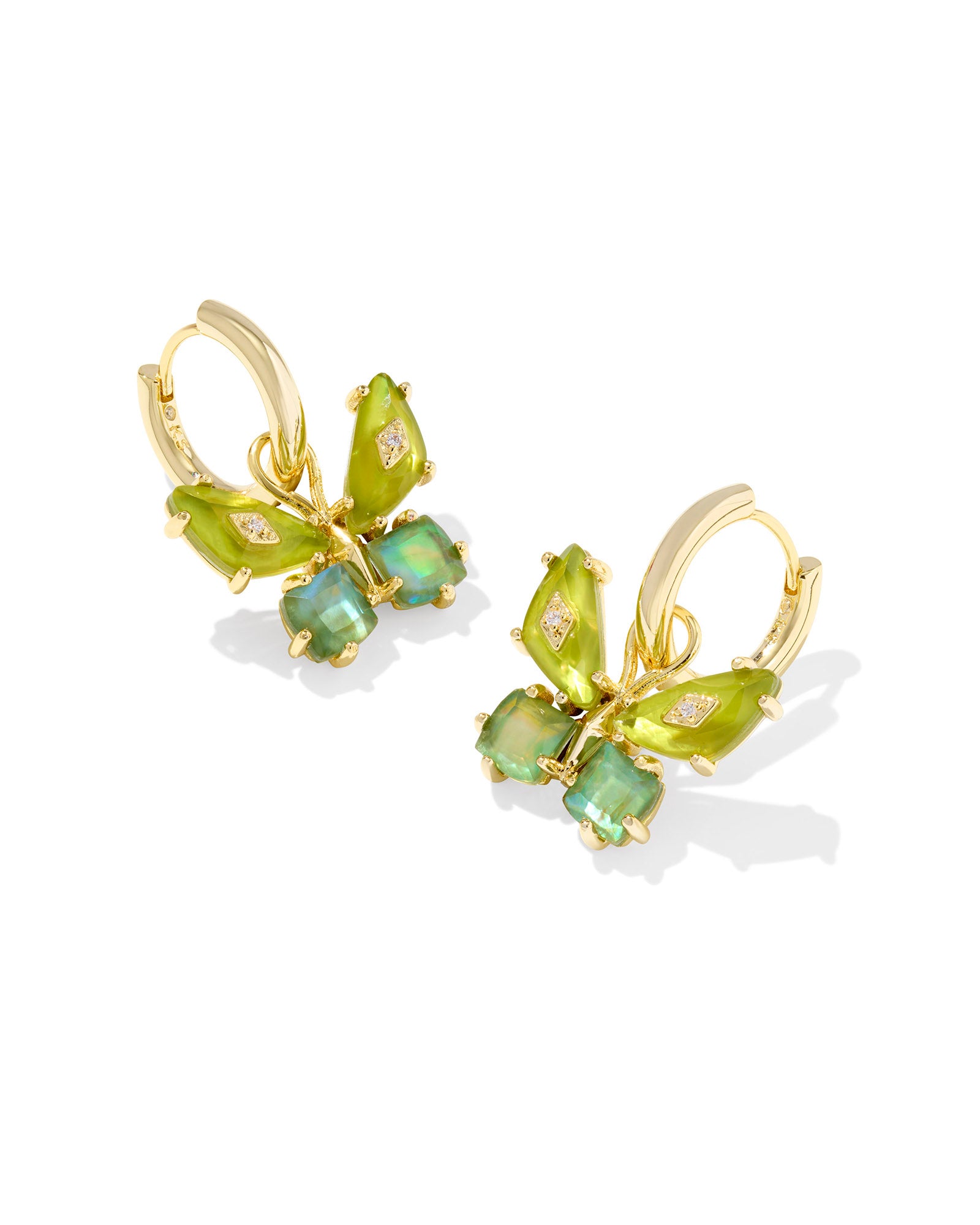 KS Bianca Butterfly Huggie Earrings