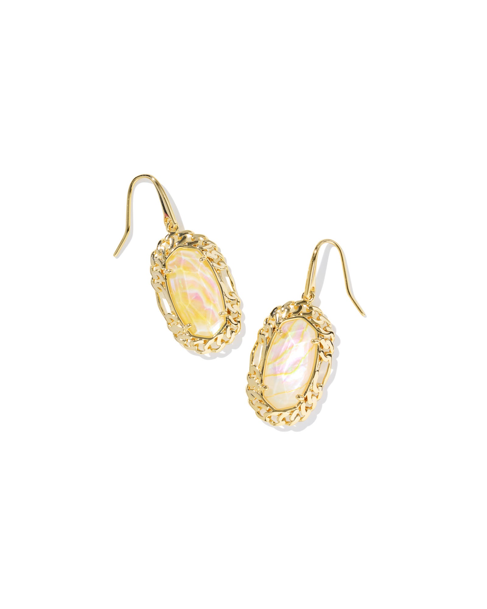 KS Dani Figaro Frame Drop Earrings