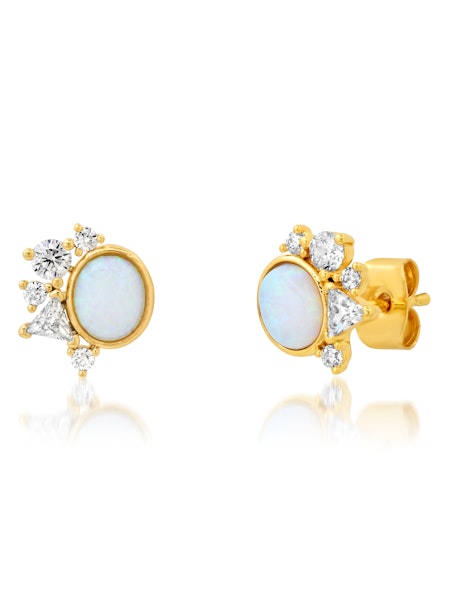 Tai TE-3642 Opal Earrings