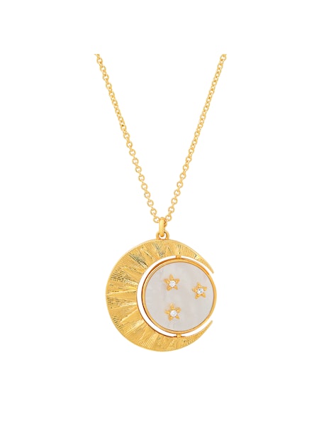 Tai Moon Pendant Necklace