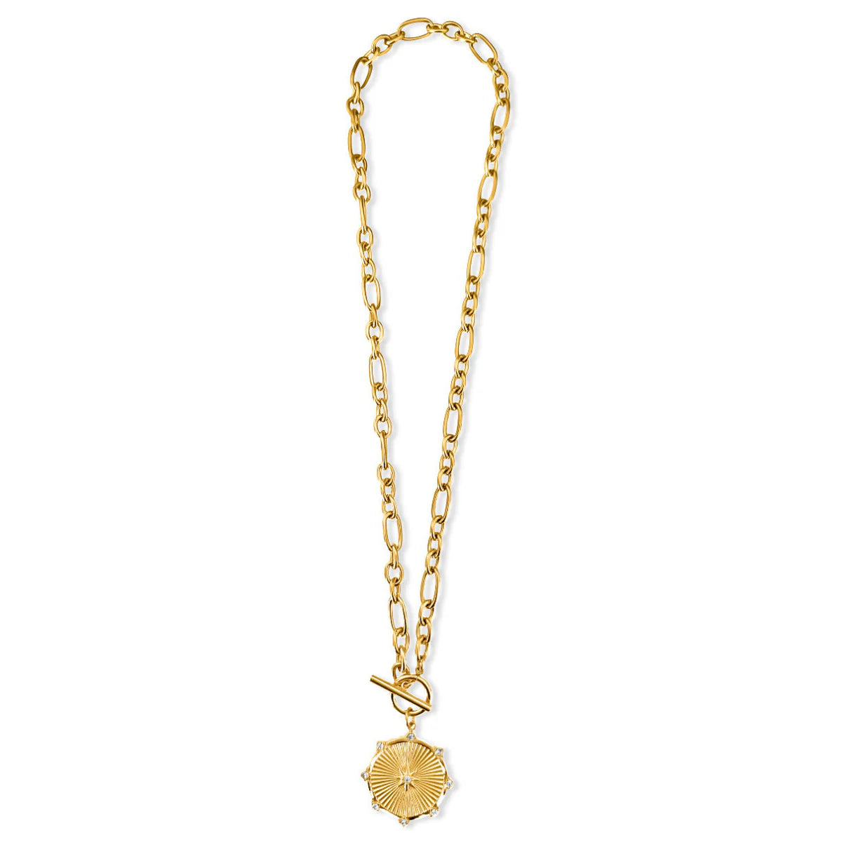 EV Briar Toggle Chain Medallion Necklace