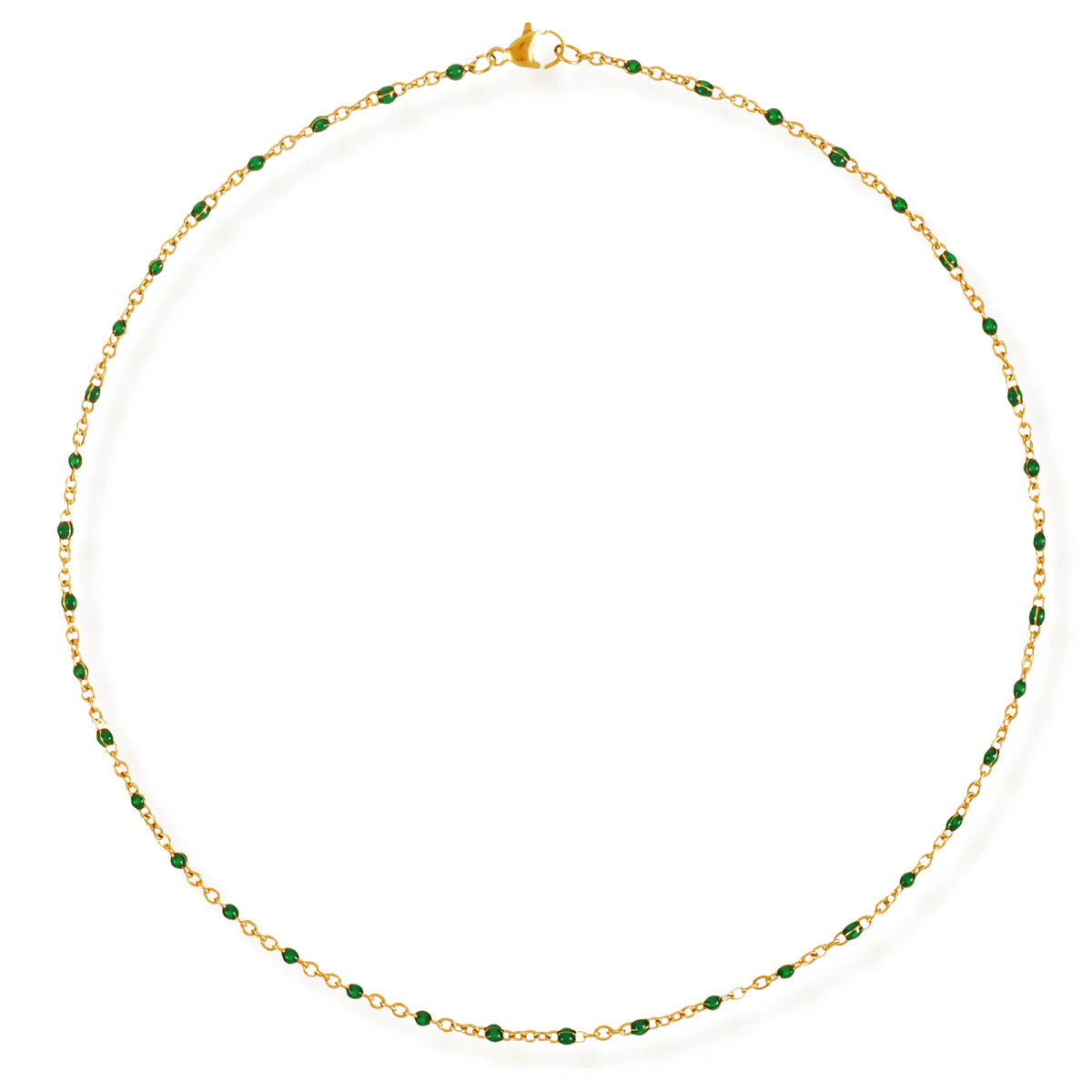 EV Evie Dainty Resin Beaded Necklace
