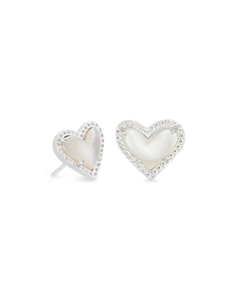 KS Ari Heart Stud Earrings