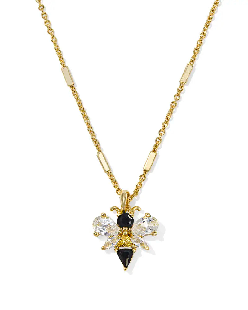 KS Bee Short Pendant Necklace