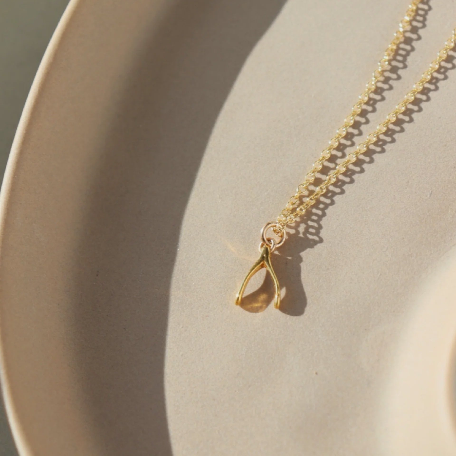 TKN Wishbone Necklace