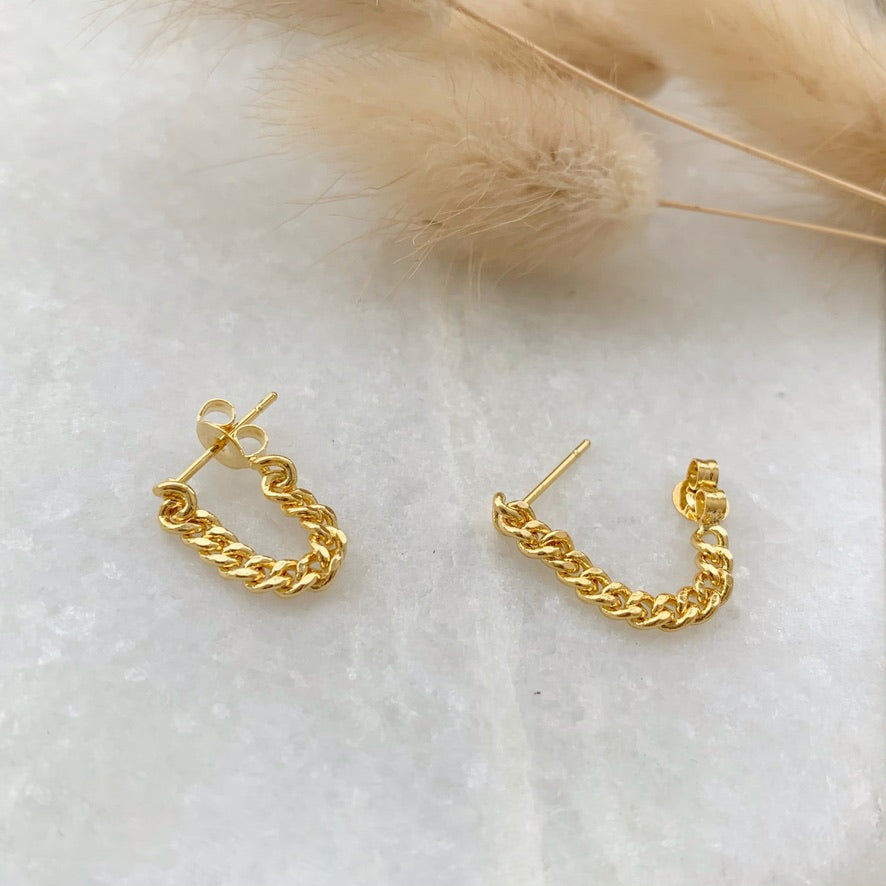 Dainty Link Earrings
