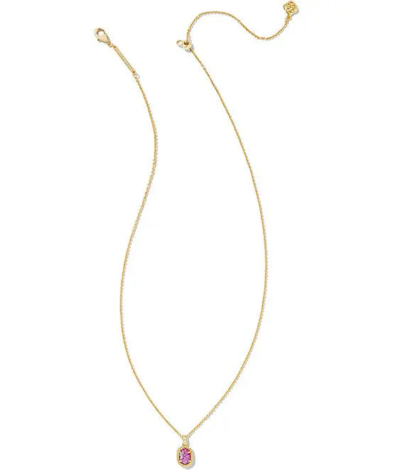 KS Daphne Framed Short Pendant Necklace