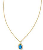 KS Daphne Framed Short Pendant Necklace