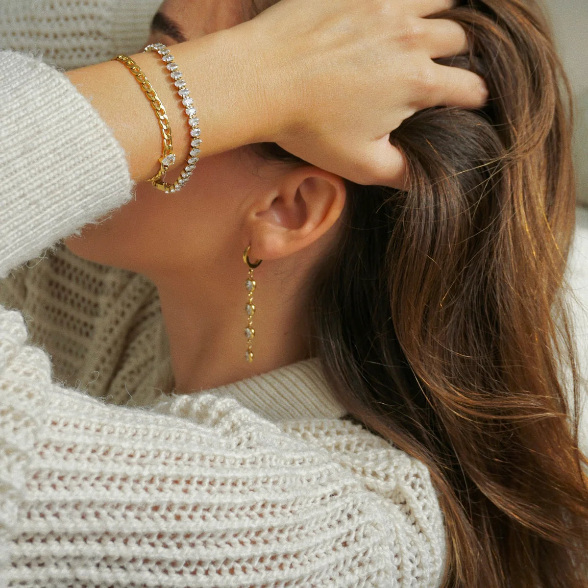 EV Skylar Pear Chain Bracelet