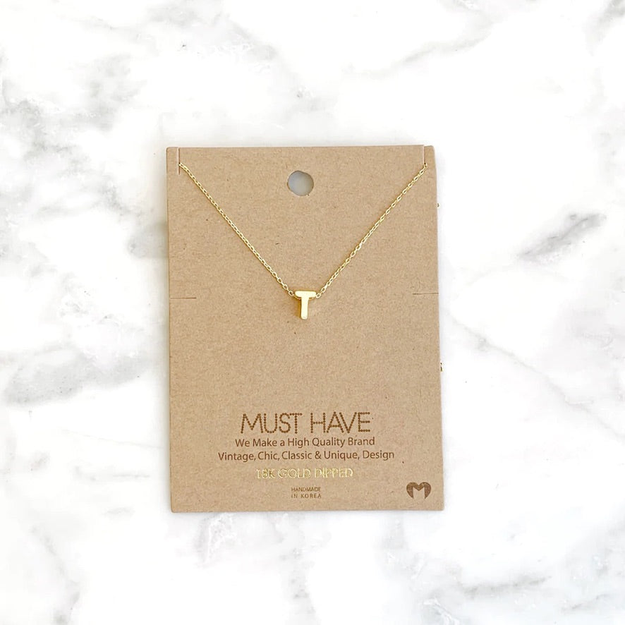 MH Initial Necklace