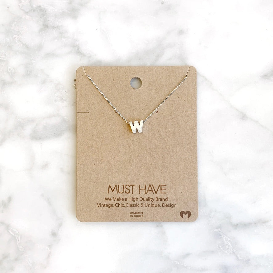 MH Initial Necklace