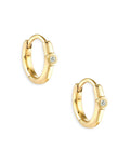 KS 14K Audrey Huggie Earrings