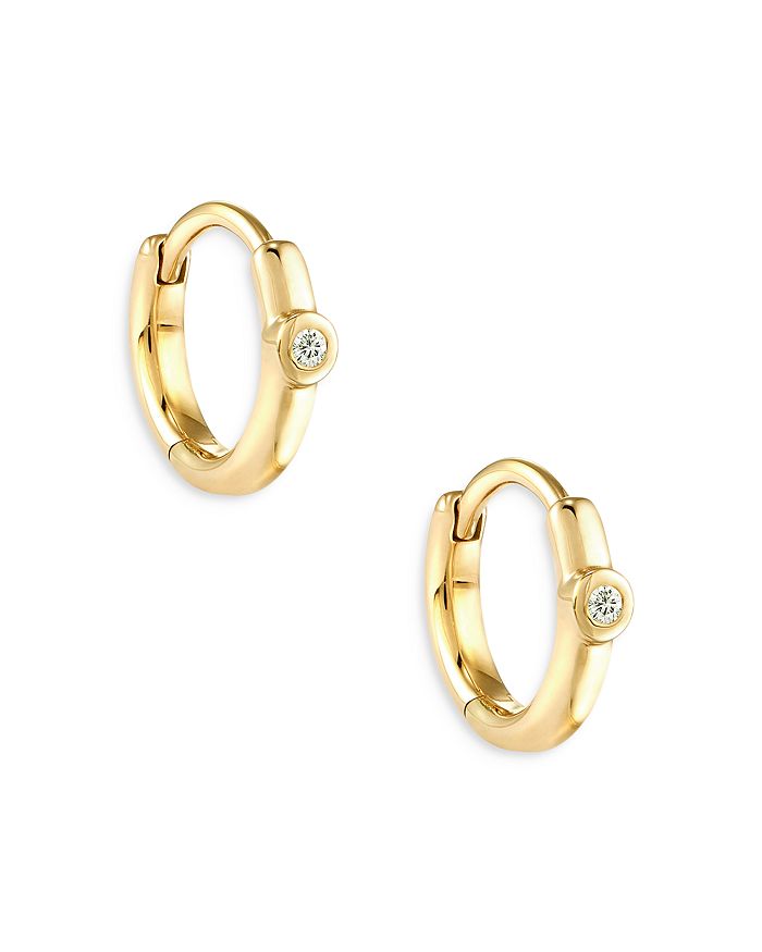 KS 14K Audrey Huggie Earrings