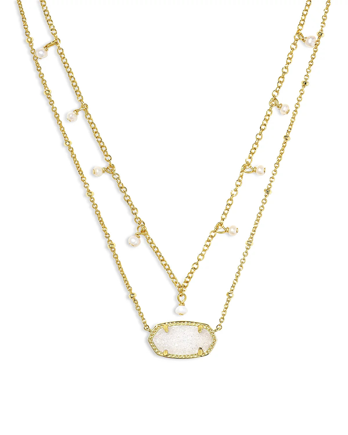 KS Elisa Pearl Multi Strand Necklace