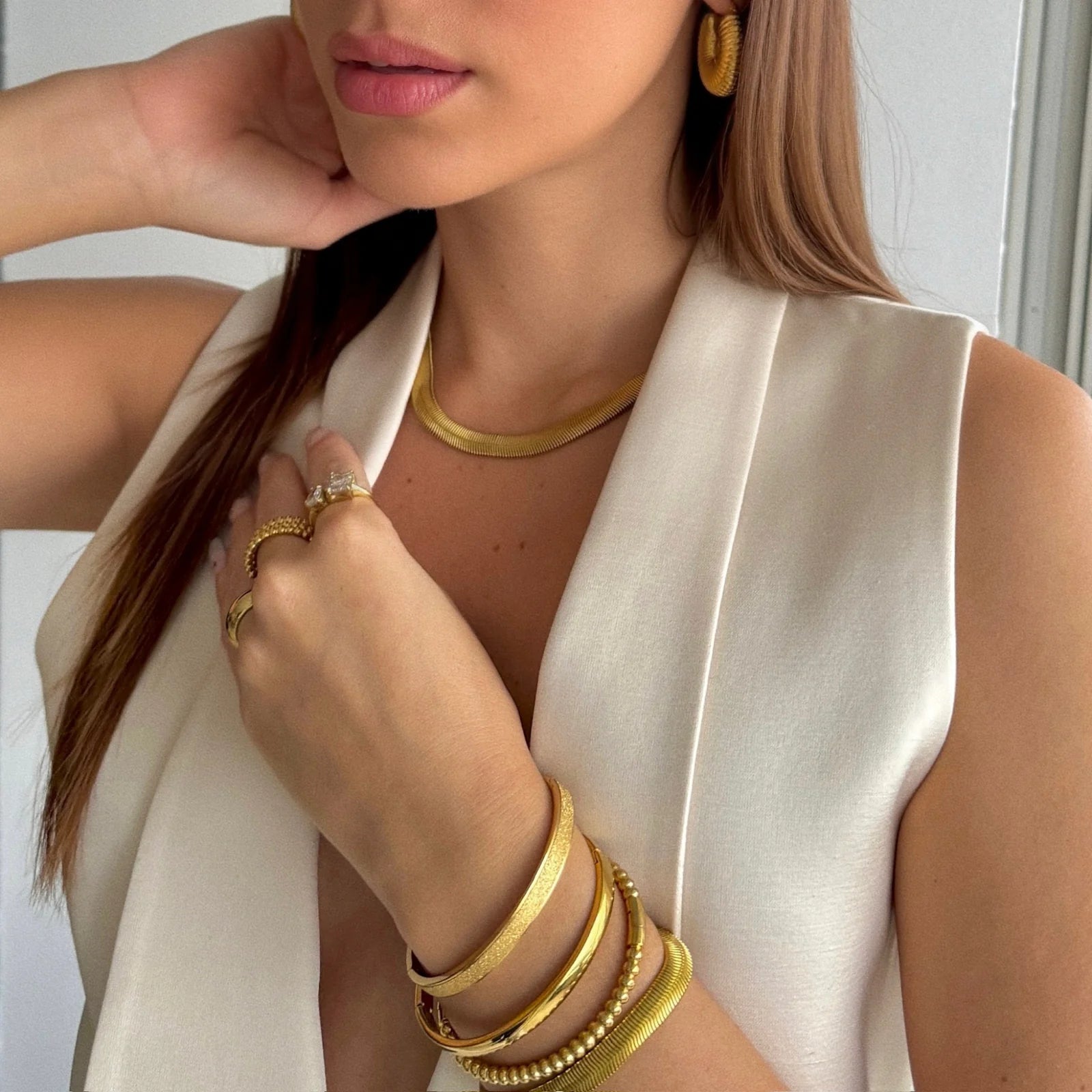EV Scarlett Beaded Bangle