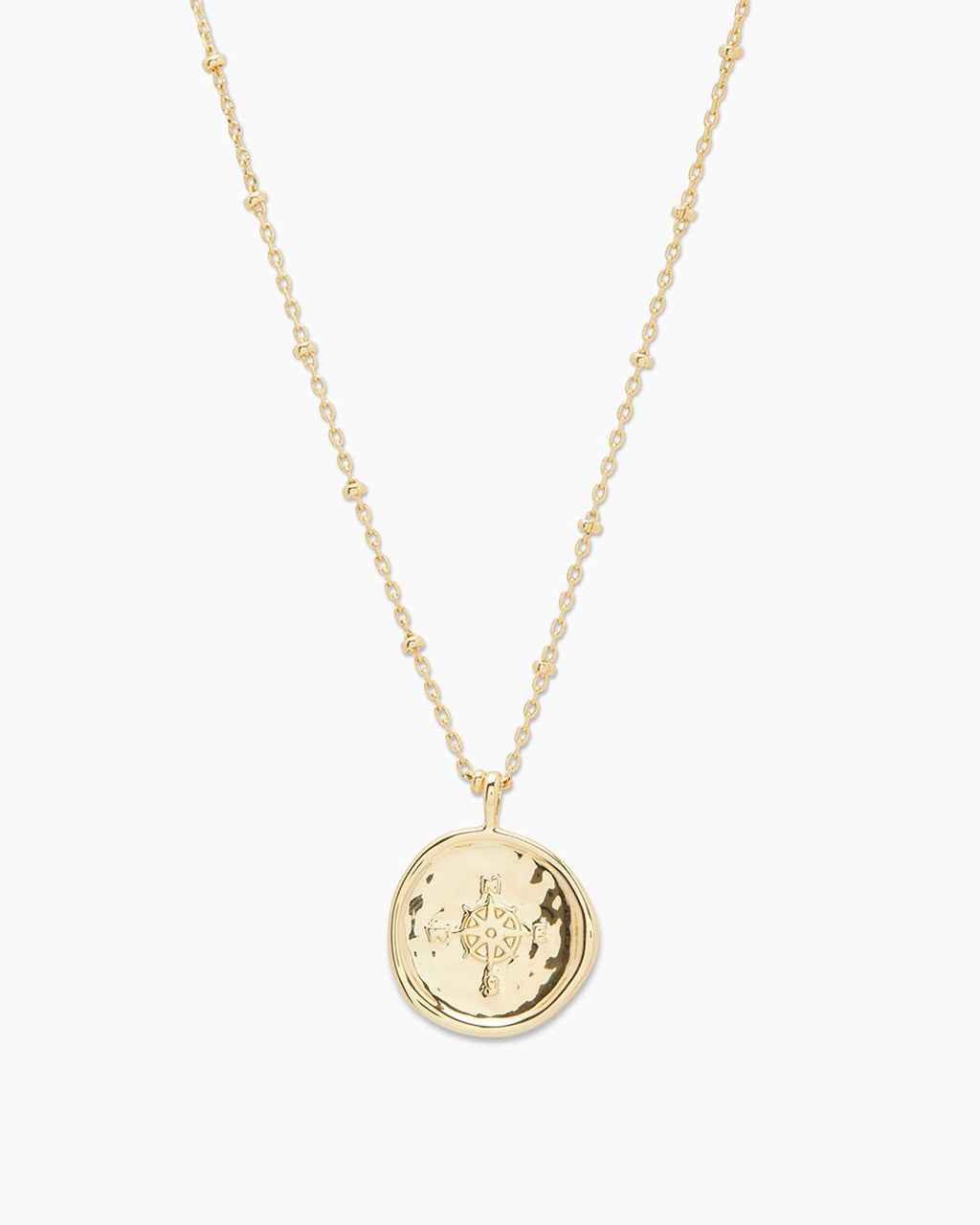 GOR Compass Coin Necklace