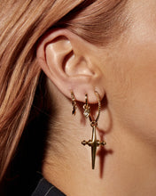 Load image into Gallery viewer, LAJ Cross Hoops
