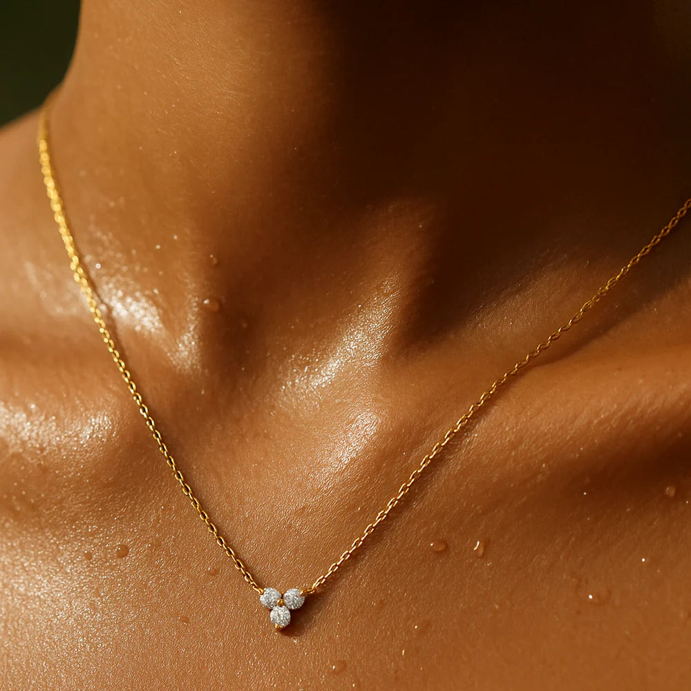 EV Donna Triple Stone Necklace