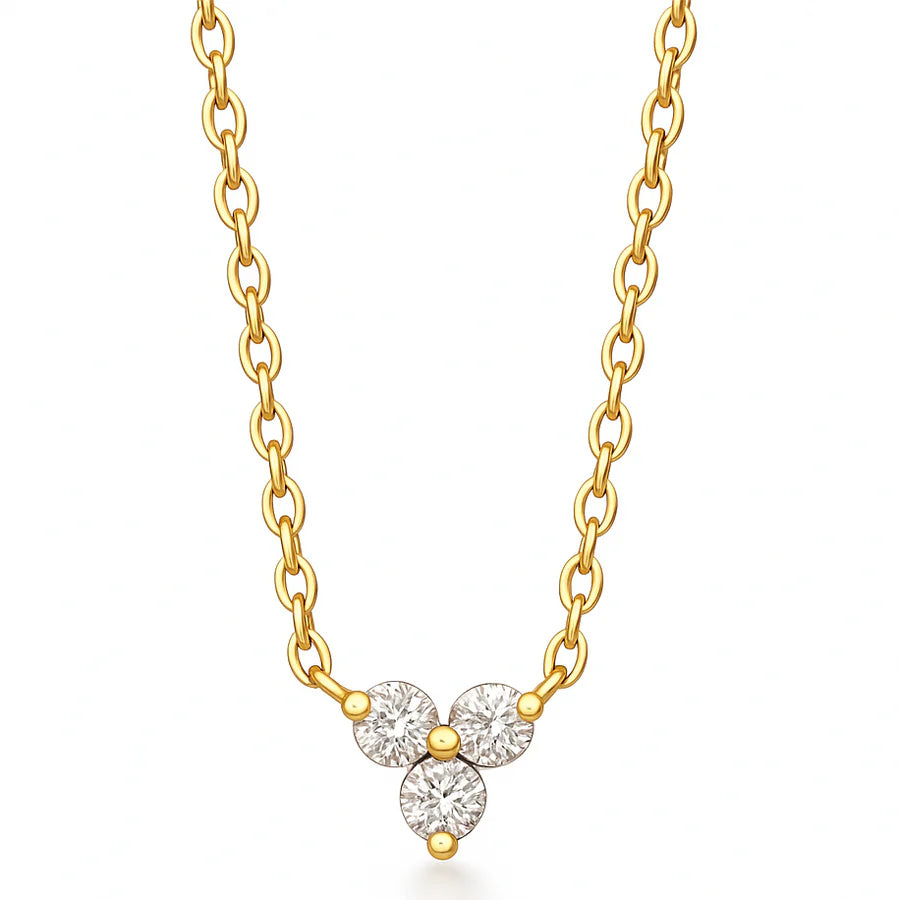 EV Donna Triple Stone Necklace