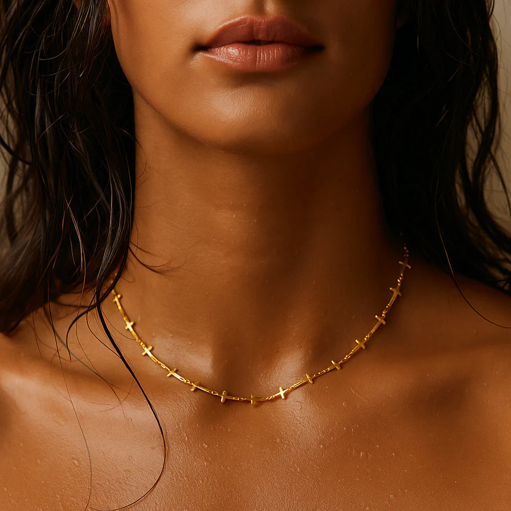EV Kennedy Cross Chain Necklace