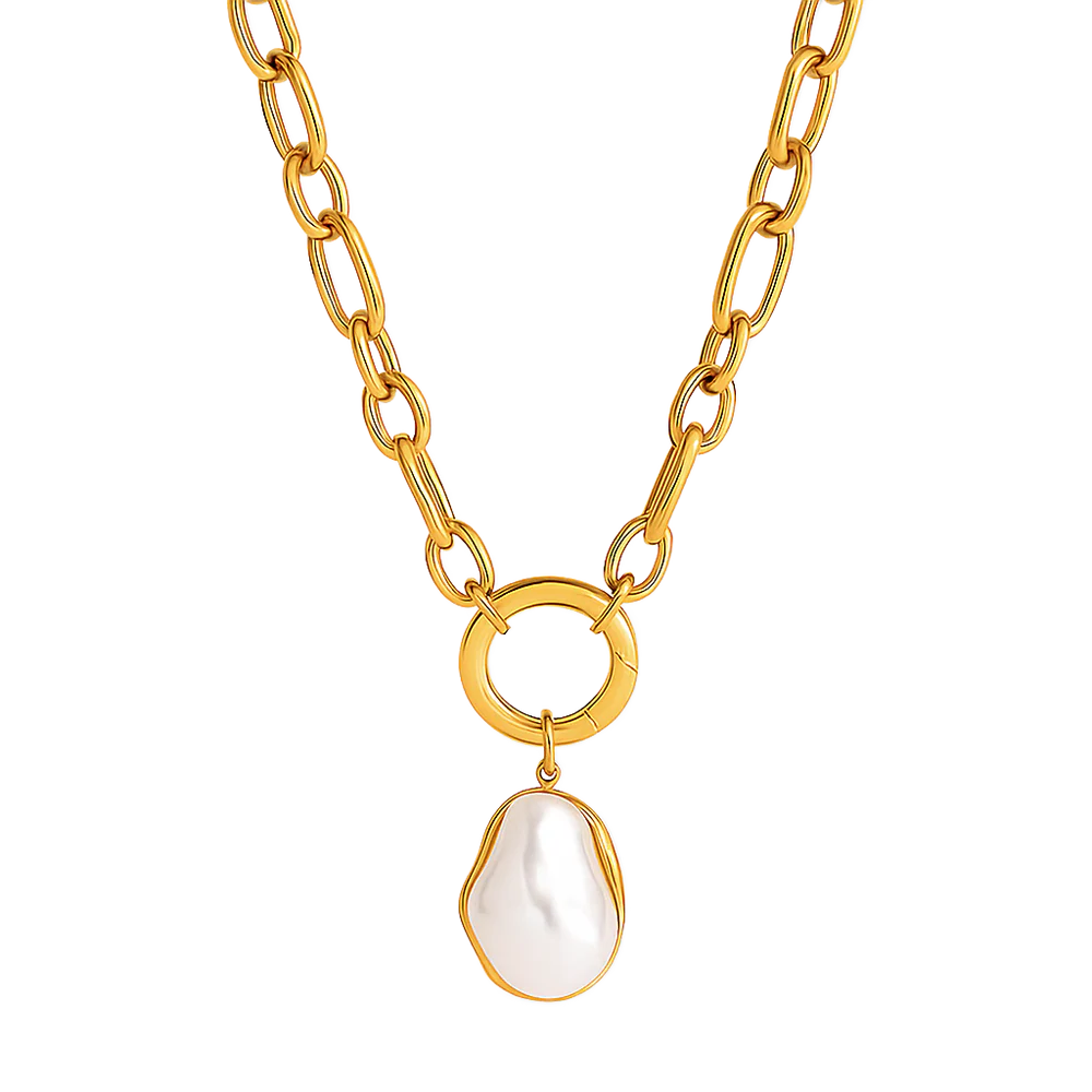 EV Langston Baroque Pearl Pendant Necklace