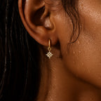 EV Neely North Star Huggie Hoop Earrings