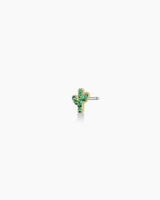 Load image into Gallery viewer, GOR Cactus Charm Stud
