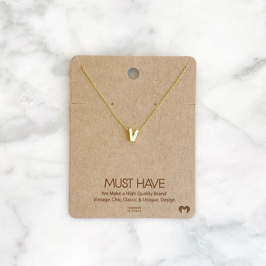 MH Initial Necklace