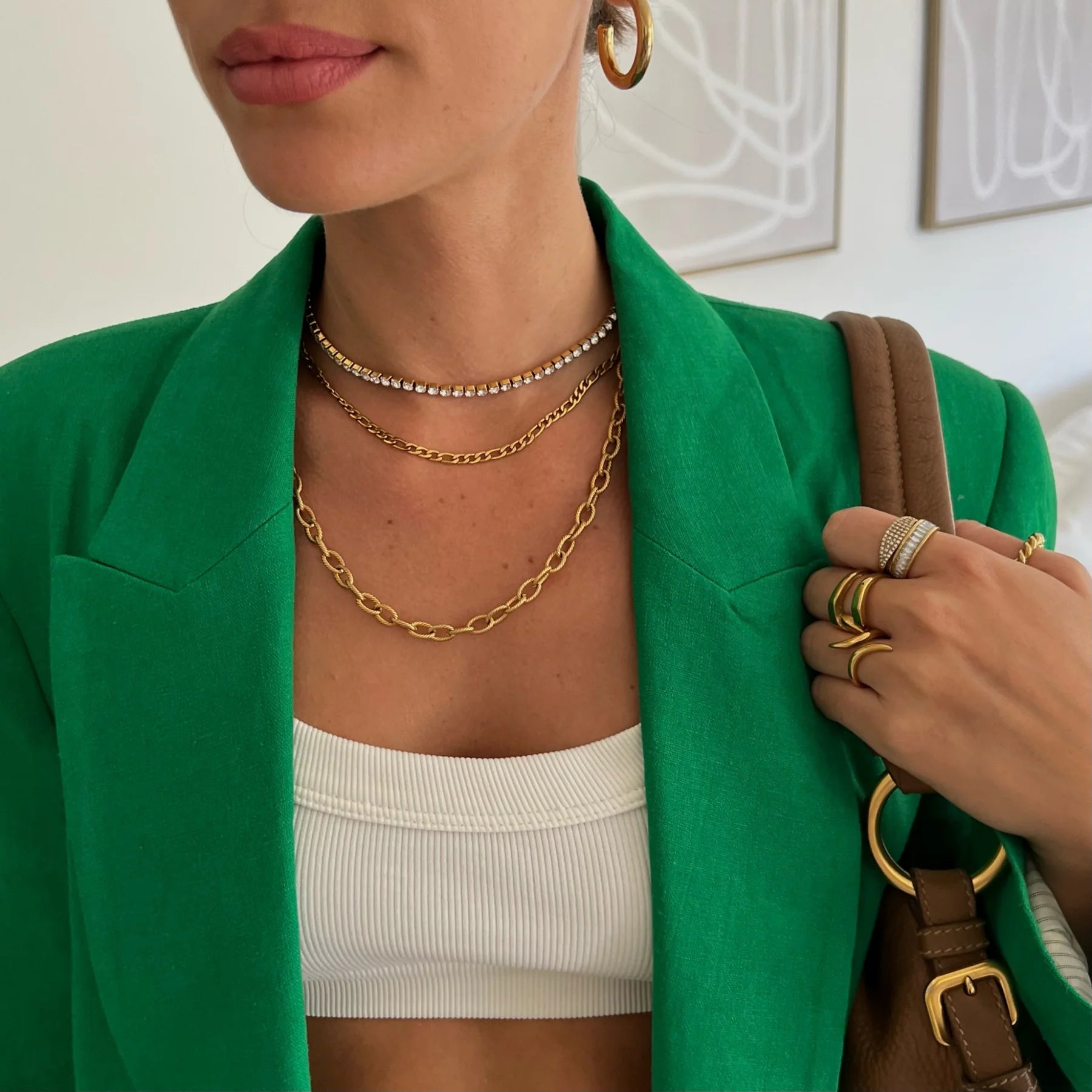 EV Fernanda Tennis Necklace
