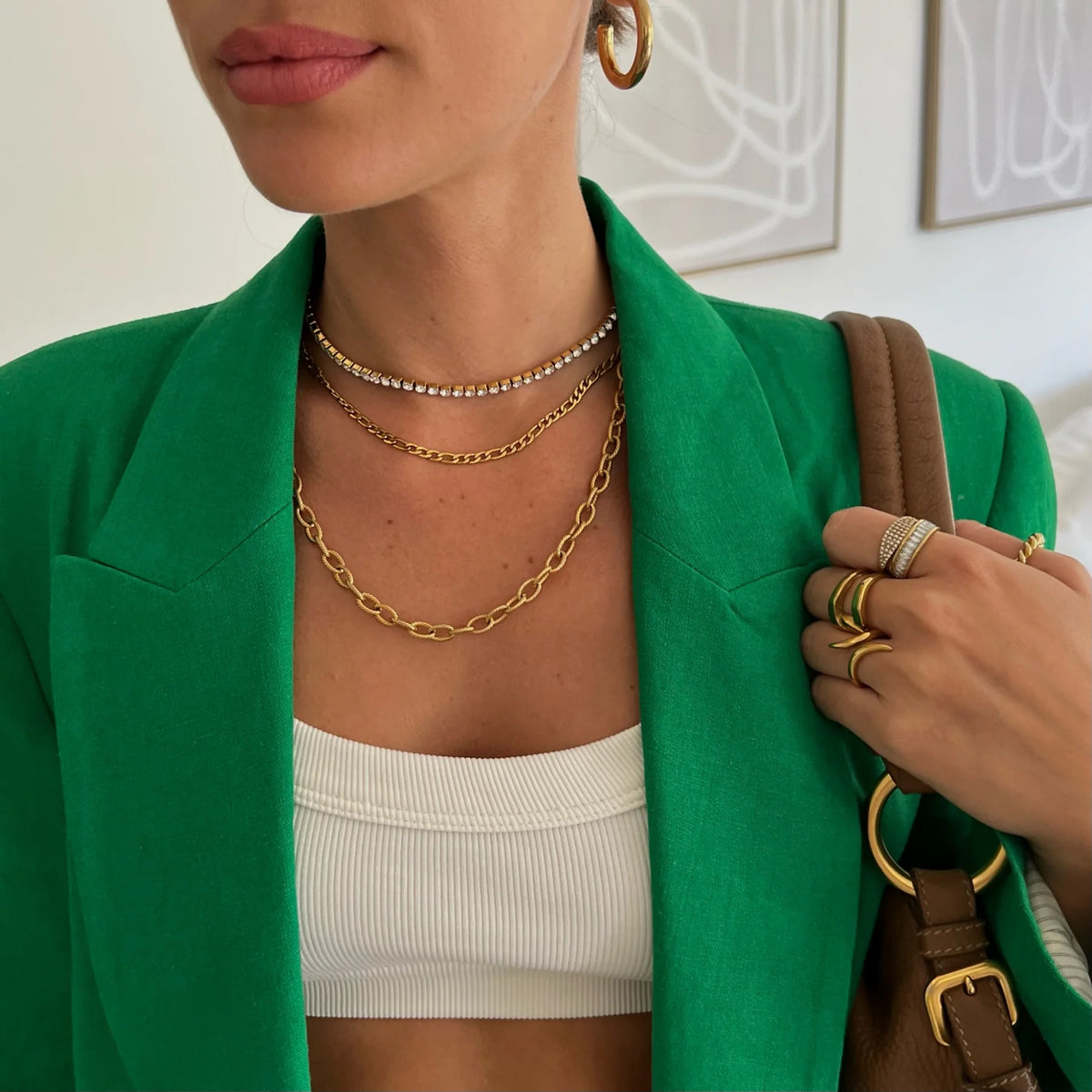 EV Fernanda Tennis Necklace