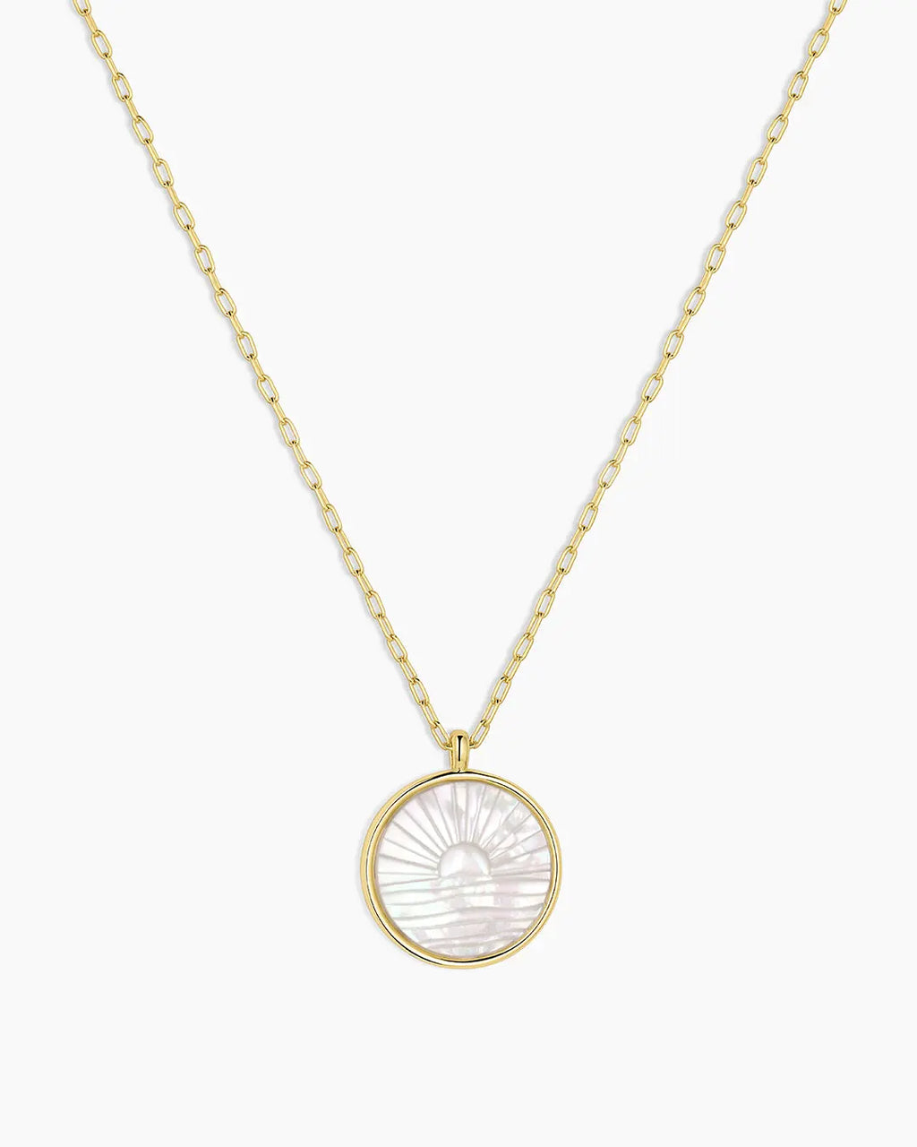 GOR Sunset Etched Necklace