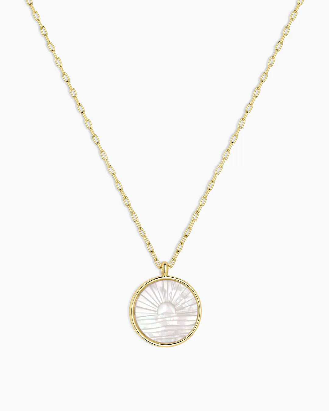 GOR Sunset Etched Necklace