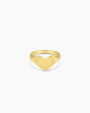 Load image into Gallery viewer, GOR Louise Heart Signet Ring
