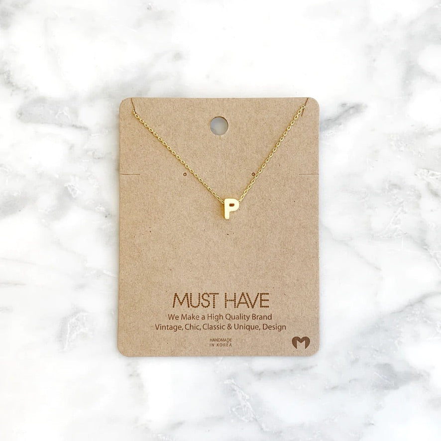 MH Initial Necklace