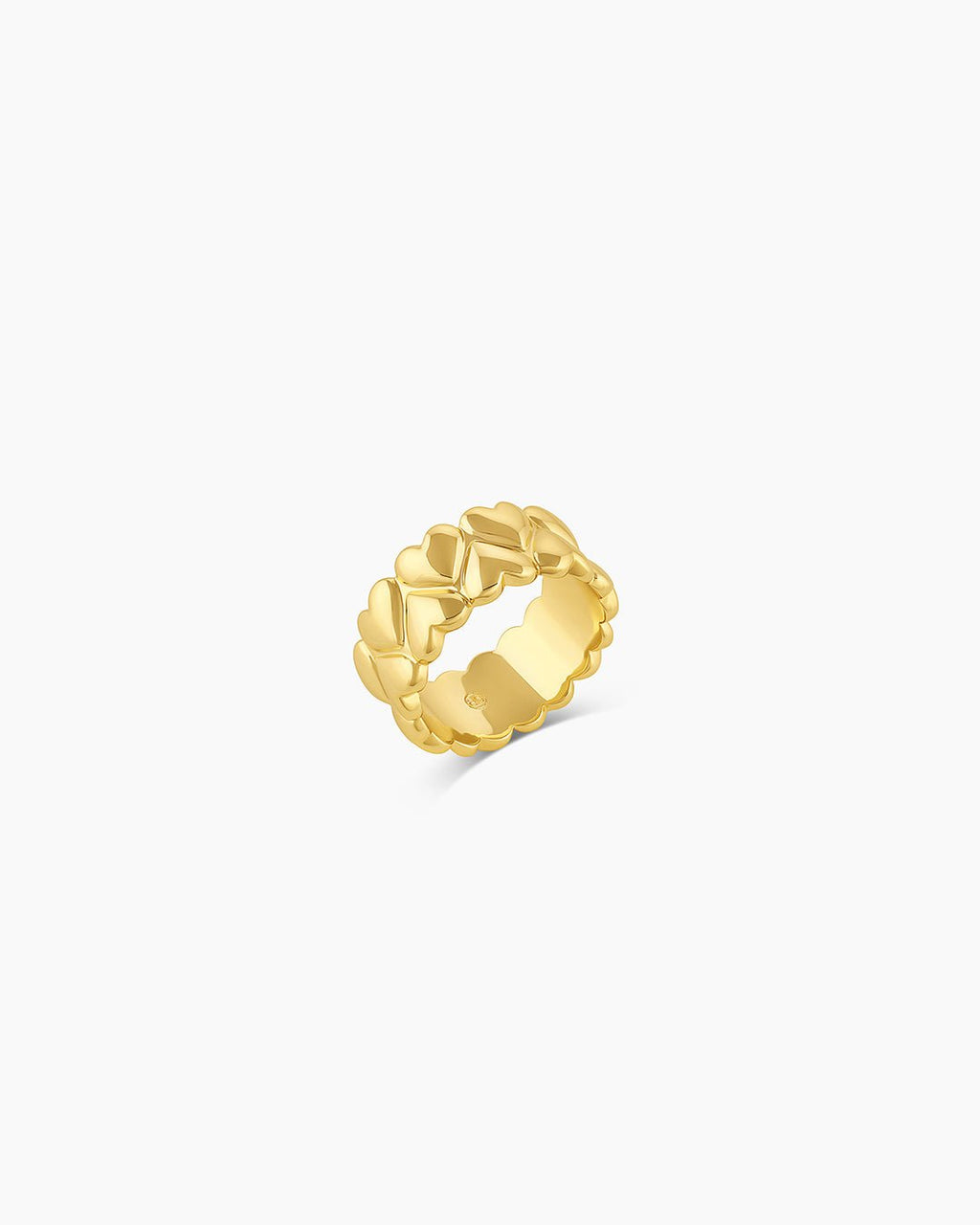 GOR Lou Heart Statement Ring