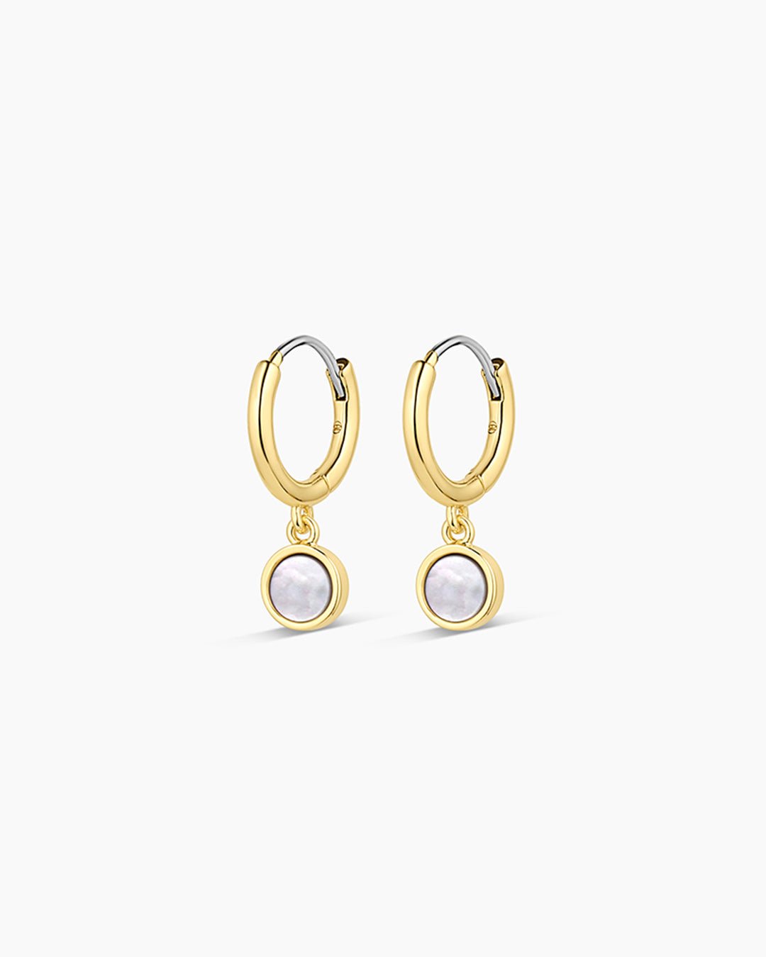 GOR Rose Marble Coin Huggies