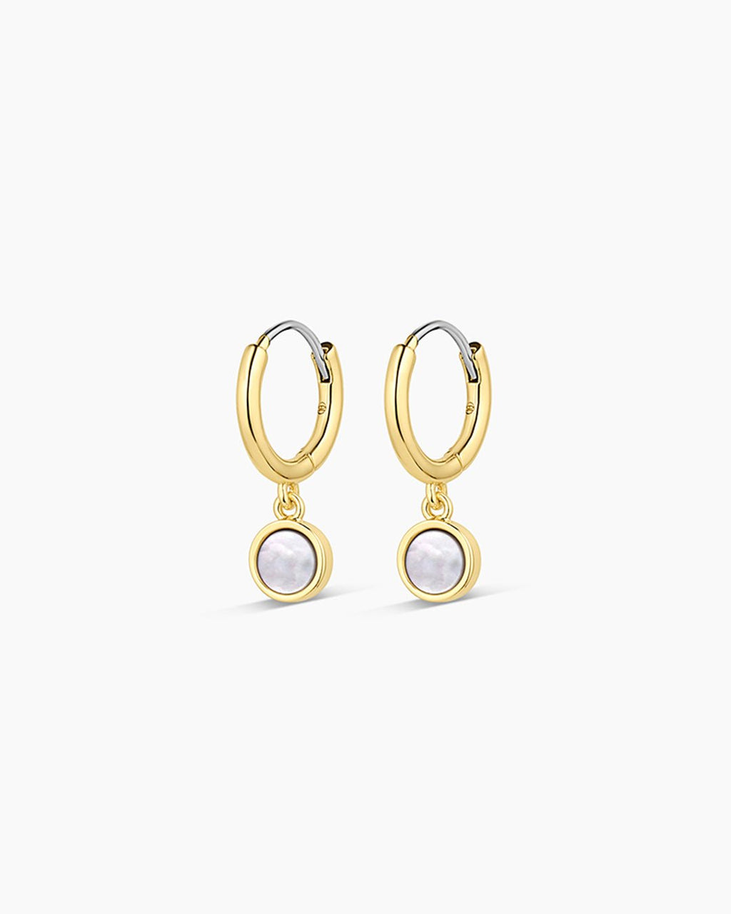 GOR Rose Marble Coin Huggies