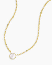Load image into Gallery viewer, GOR Rose Marble Coin Necklace
