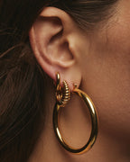 LAJ Ridged Marbella Hoops