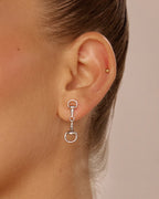LAJ Horsebit Stud Earrings