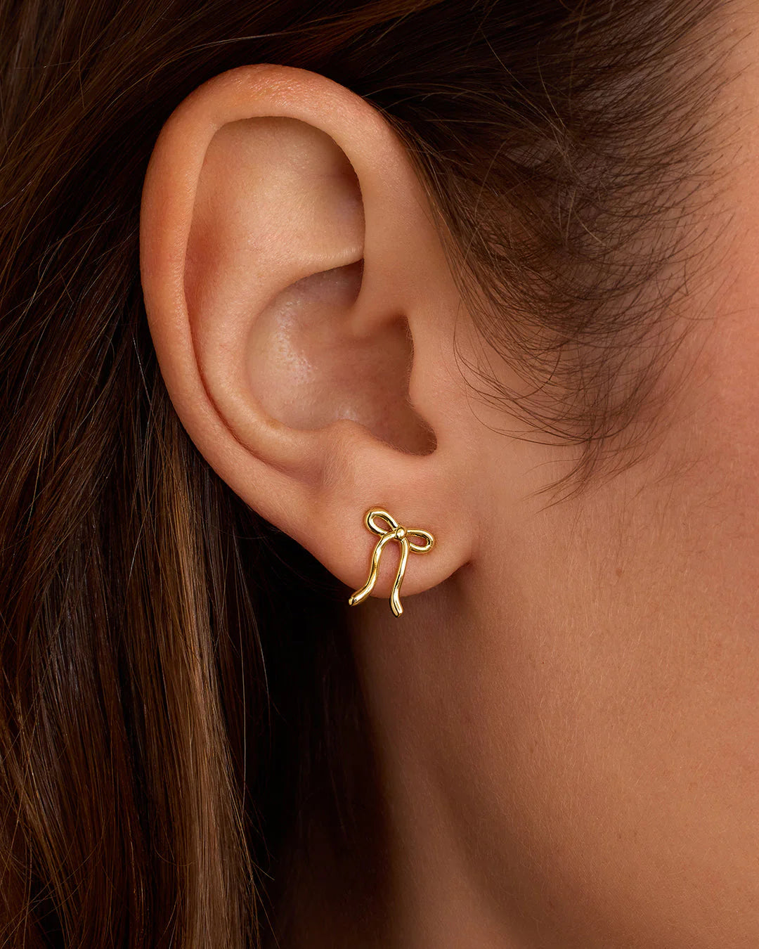 GOR Bow Charm Earrings