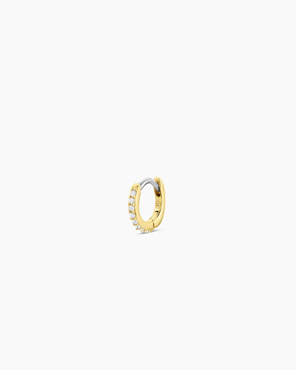 GOR Shimmer Single Huggie