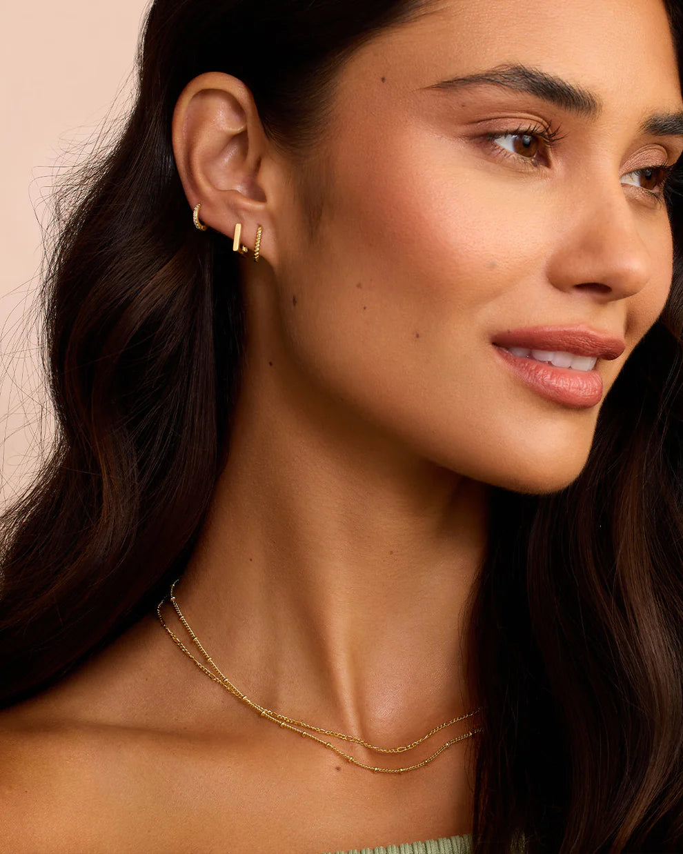 GOR Shimmer Single Huggie