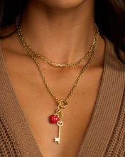 Load image into Gallery viewer, GOR Heart Key Statement Charm
