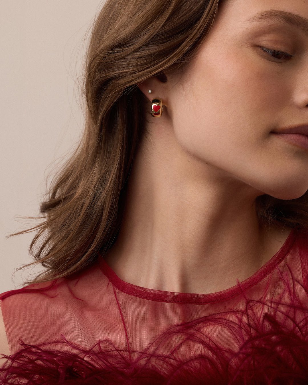 GOR Amour Helium Heart Huggies