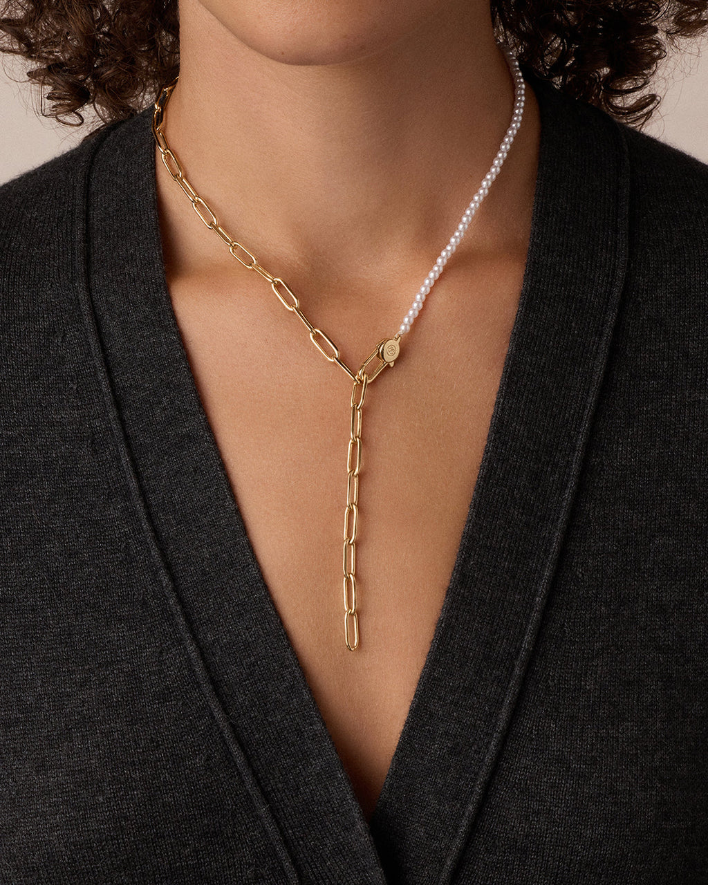 GOR Florence Pearl Chain Necklace