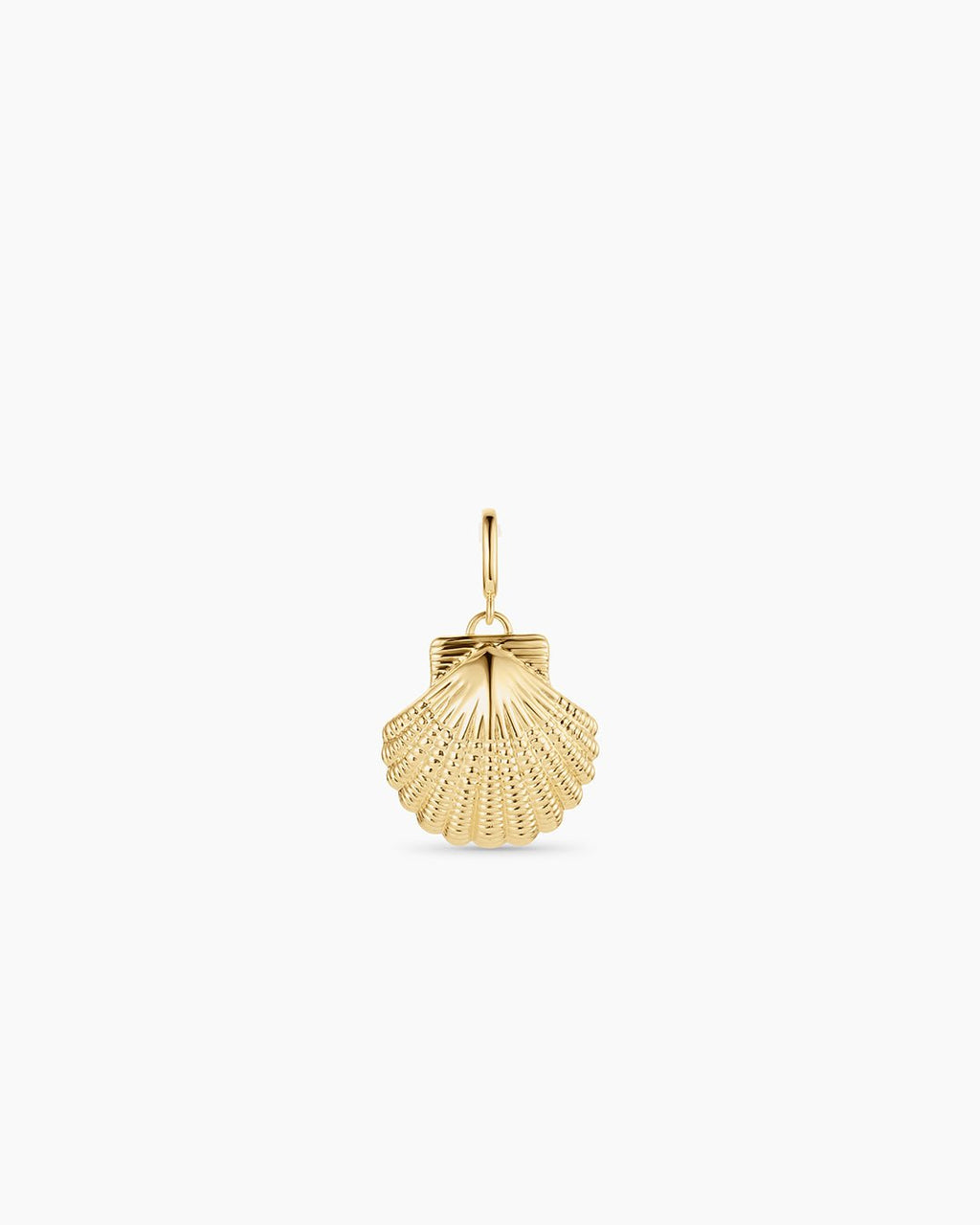 GOR Gold Scallop Shell Parker Charm